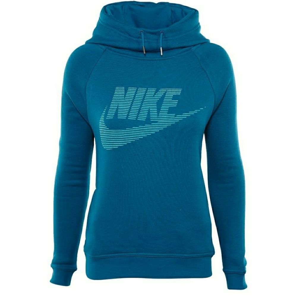 Nike Sportswear Rally Funnel Neck Green Abyss Hood